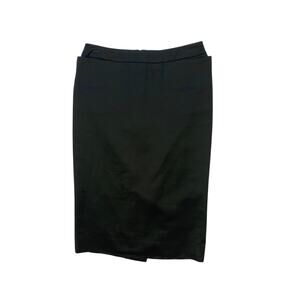 Vintage Yves Saint Laurent Rive Gauche Black Pencil Skirt